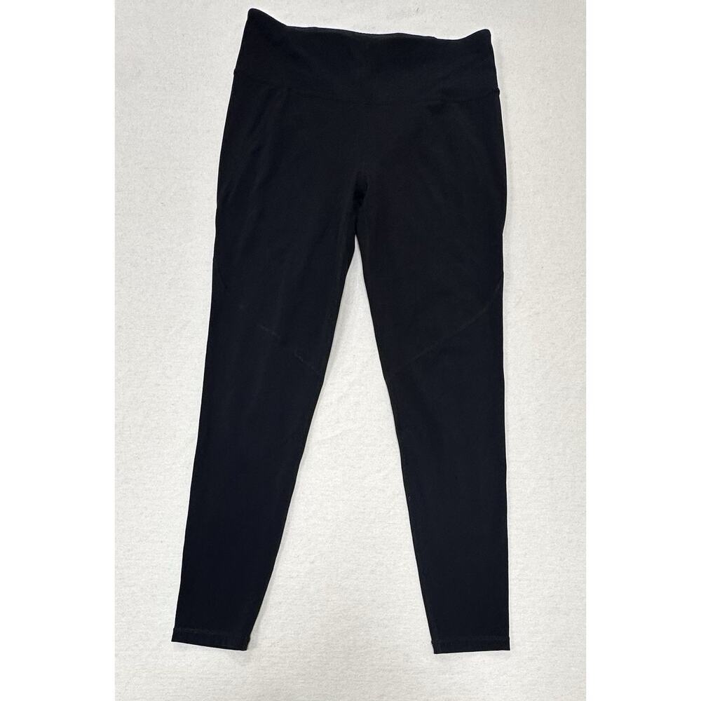 Sweaty Betty Blue The Power 7/8 Leggings Size M Zipped Back Pocket Gym Stretch